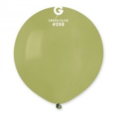 Латексна кулька Gemar 19” Пастель Оливка #98 (1 шт)