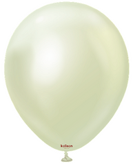Латексна кулька Kalisan 12” Хром Зелене Золото / Mirror Green Gold (50 шт)