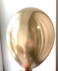 Латексна кулька Gemar 13″ Хром Золото / Shiny Gold #088 (50 шт)