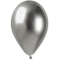 Латексна кулька Gemar 5" Хром Срібло shinysilver (100 шт)