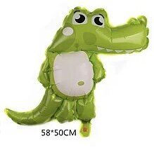 Фольгированный шар Большая фигура крокодильчик 58 см (Китай)