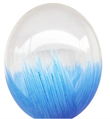 Латексна кулька Belbal 12" Браш Синій (1 шт)