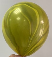 Латексный шар Latex Occidental 12″ Мраморный stuffed Цитрин (19 шт)