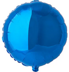 Фольгована кулька Flexmetal 18" круг Синій