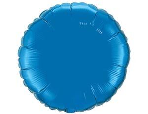 Фольгована кулька Flexmetal 18" круг Синій