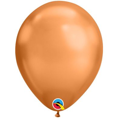 Латексна кулька Qualatex 11″ Хром Мідний / Chrome Copper (100 шт)