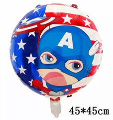 Фольгированный шар 18” круг капитан америка Китай