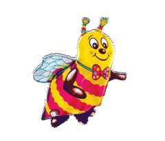 Фольгированный шар Flexmetal Большая фигура Пчела
