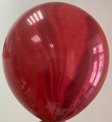 Латексна кулька Latex Occidental 12″ Мармуровий stuffed Рубін (19 шт)