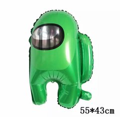 Фольгированный шар Большая фигура Among Us Амонг Ас (зеленый) (Китай)