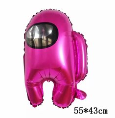 Фольгована кулька Велика фігура Among Us Амонг Ас (рожевий) (Китай)
