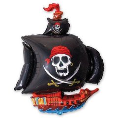 Фольгована кулька Flexmetal Міні фігура піратський корабель
