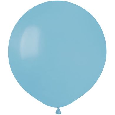 Латексна кулька Gemar 19" Пастель Блакитний Матовий (Baby Blue) #72 (1 шт)