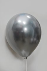 Латексна кулька Latex Occidental 12″ Срібна Сталь stuffed (19 шт)