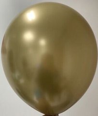 Латексна кулька Китай 12″ Хром Золото (50 шт.)