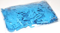Конфетті Тонкі Смужки Блакитний (500 г)