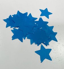 Конфетті Зірочки 20 мм Сині (100 г)
