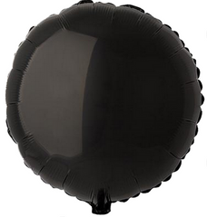 Фольгированный шар Flexmetal 18″ Круг Черный
