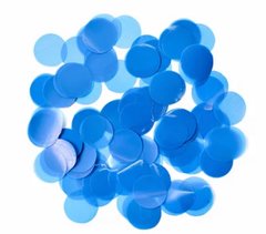 Конфетті Кружочки 23 мм Синій (500 г)