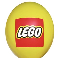 12" (30 см) Лего эмблема на желтом (BelBal)