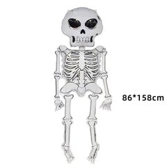 Фольгированный шар Ходячая фигура скелет 158 см (Китай)