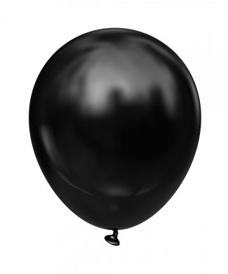 Латексна кулька Kalisan 12” Чорний (Black) (100 шт)