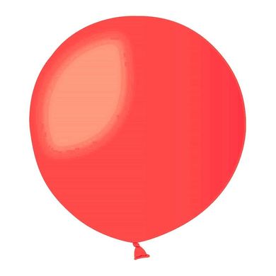 Латексна кулька Gemar 31” Пастель Яскраво-Червоний #45 (1 шт)