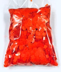 Конфетти Квадратик 5х5 мм Оранжевый (100 г)