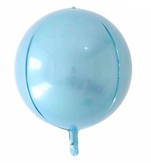 Фольгована Кулька 10” Міні Сфера Блакитний (Китай)