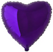 Фольгована кулька Flexmetal 32″ Серце Фіолетовий - 1
