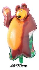 Фольгована кулька Велика фігура Ведмідь 72 см (Китай)