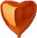 Фольгированный шар Flexmetal 18″ Сердце Оранжевый - 1