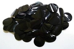 Конфетті Кружочки 23 мм. Чорний (50 г)