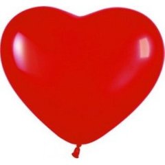 Латексный шар 17″ сердце красный (42) 1 шт