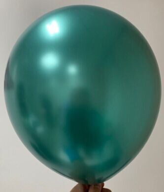 Латексна кулька Китай 12″ Хром Зелений (50 шт)