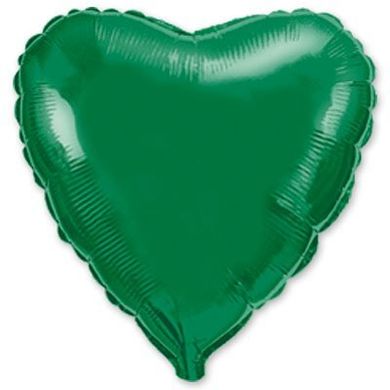 Фольгована кулька Flexmetal 32″ Серце Зелений