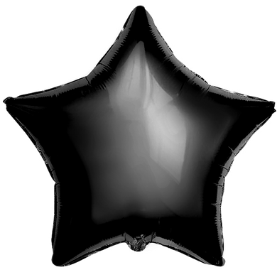 Фольгированный шар Flexmetal 18″ Звезда Черный