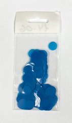 Конфетті Кружочок 12 мм Синій (100 г)
