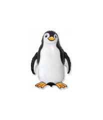 Фольгированный шар FM фольгированная фигура Пингвин чёрный (96см)