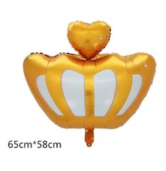Фольгована кулька Велика фігура корона з серцем (65см) (Китай)