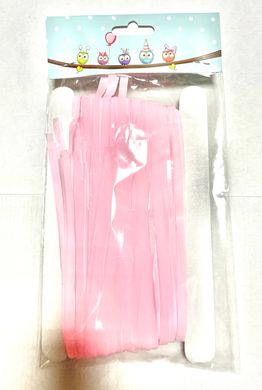 Фольгована штора для фотозон блідо-рожева (1.2*2 м)
