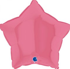 Фольгована кулька Grabo 18” Зірка Пастель Рожеве (Bubble Gum)