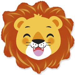 Фольгированный шар Flexmetal Мини фигура голова Льва