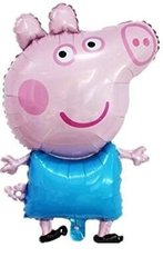 Фольгована кулька Велика фігура Свинка Джордж 74х43см (Китай)