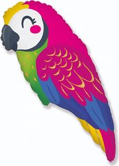 Фольгированный шар Flexmetal Большая фигура попугай Тропический