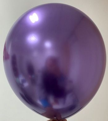 Латексна кулька Китай 12″ Хром Фіолетовий (1 шт)