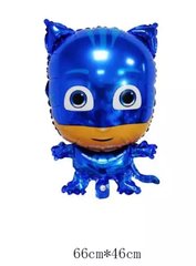 Фольгована кулька Велика фігура герої у масках синій 70 см (Китай)