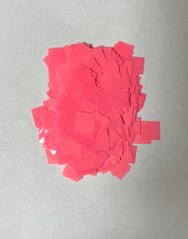 Конфетти Квадратик 8 мм Теплый Розовый (500 г)