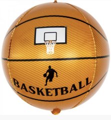Фольгированный шар 22” Сфера Принт баскетбольный мяч 55 см (Китай)