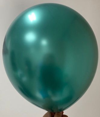 Латексна кулька Китай 12″ Хром Зелений (1 шт)